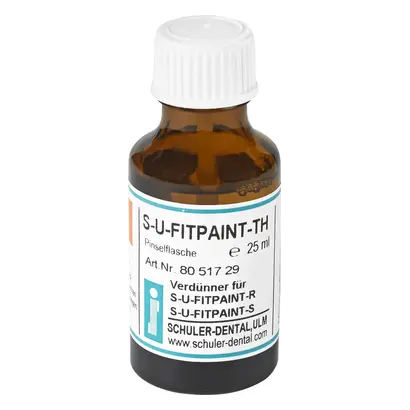 SCHULER-DENTAL S-U-Fitpaint Verdünner - Flasche 25 ml Verdünner