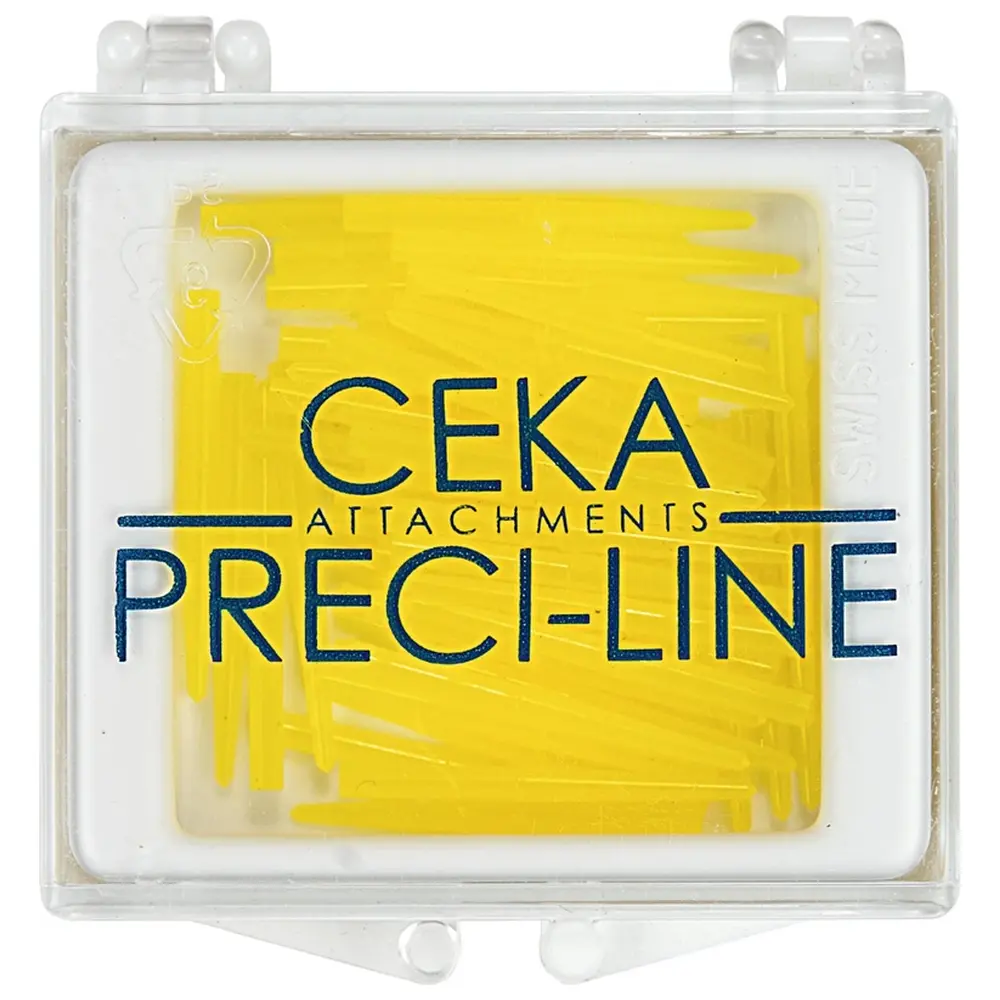 Alphadent PRECI-POST M - Packung 50 Laborstifte gelb