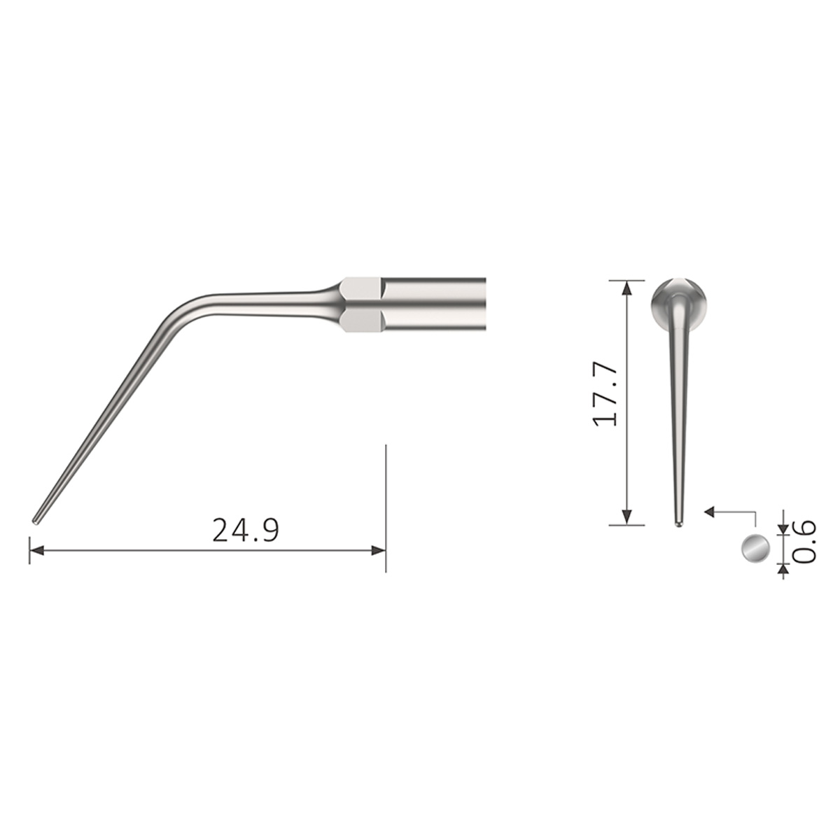 Ultraschallspitzen ES3 ED3 E3 EN3 ES3D ED3D E3D EN3D diamanitert Endo