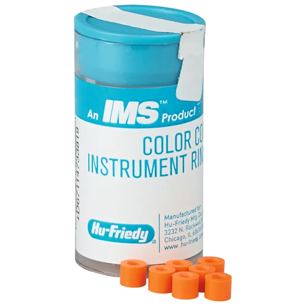 Hu-Friedy IMS Farbkodierungsringe mini - Packung 50 Stück IMS-1283 , orange