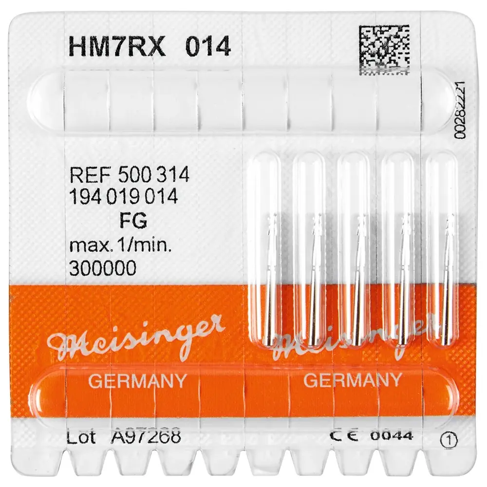 Hager & Meisinger Kronentrenner 7RX - Packung 5 Stück Diamantverz., blau, FG, Figur 194, 5 mm, ISO 014