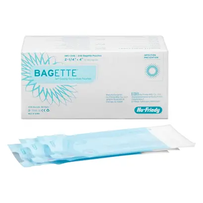 Hu-Friedy MFG.CO., LLG IMS Sterilisationstüten Bagette 57mmx102mm Pa 200