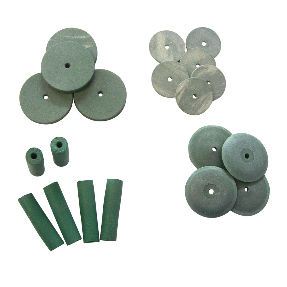 GX20699_Dedeco_Gummipol_Rad_gruen_15mm_Pa Dedeco Gummipol. Rad grün 15mm Pa