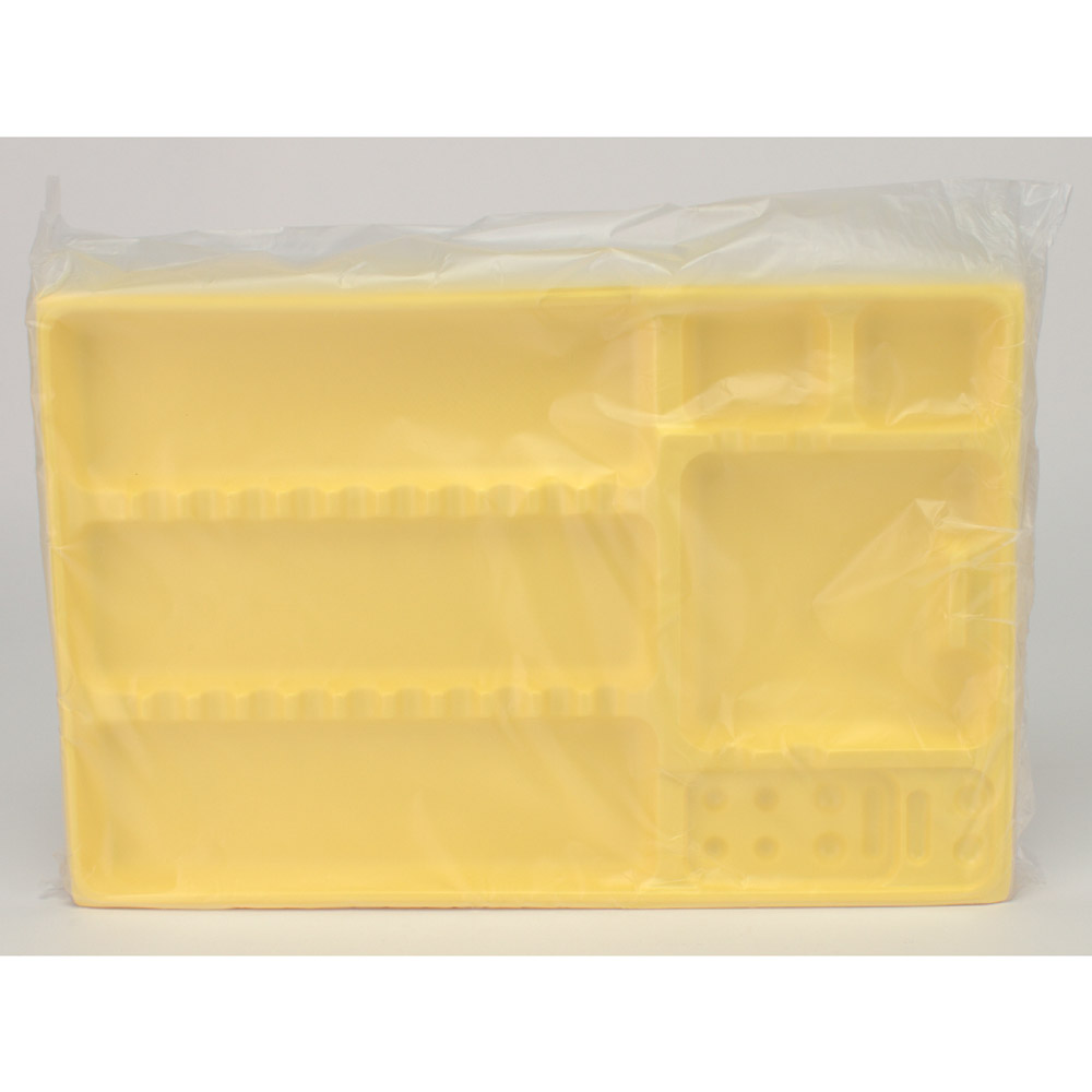 Disposable Plas.Tray yello.18x28cm 400St