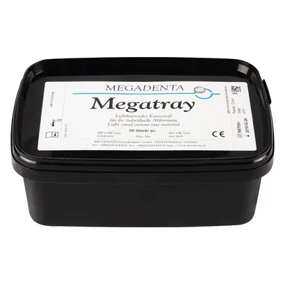 MEGADENTA Dentalprodukte GmbH Megatray Löffelplatten OK rosa Pa 50