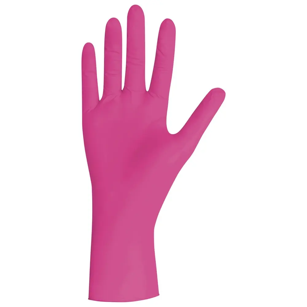 Unigloves MAGENTA PEARL - Packung 100 Stück puderfrei, magenta, M Unigloves MAGENTA PEARL - Packung 100 Stück puderfrei, magenta, M