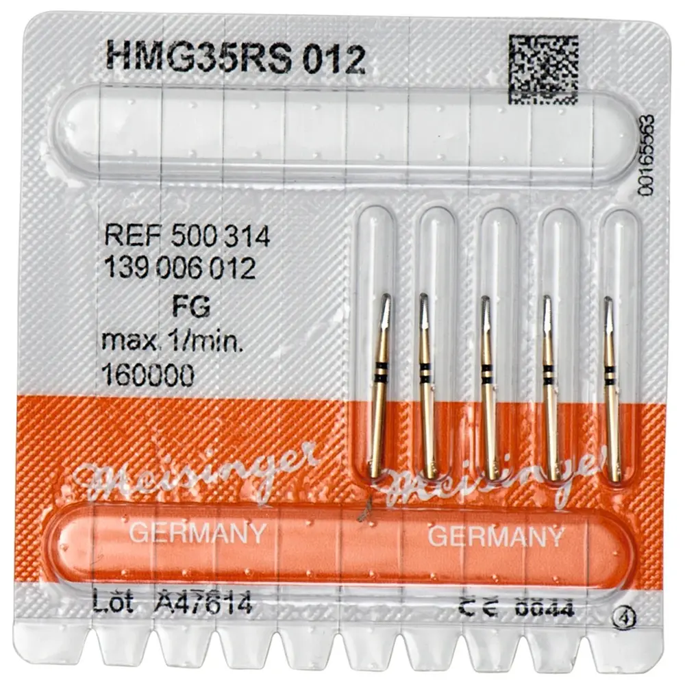Hager & Meisinger Kronentrenner G35RS - Packung 5 Stück Querhiebverz., 2x schwarz, FG, Figur 139, 3,6 mm, ISO 012