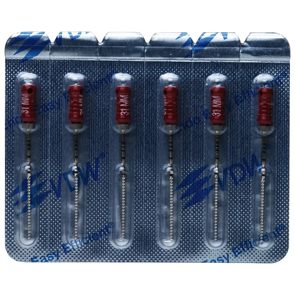 VDW STERILE K-Feilen - Blisterpackung 6 Stück 31 mm ISO 055