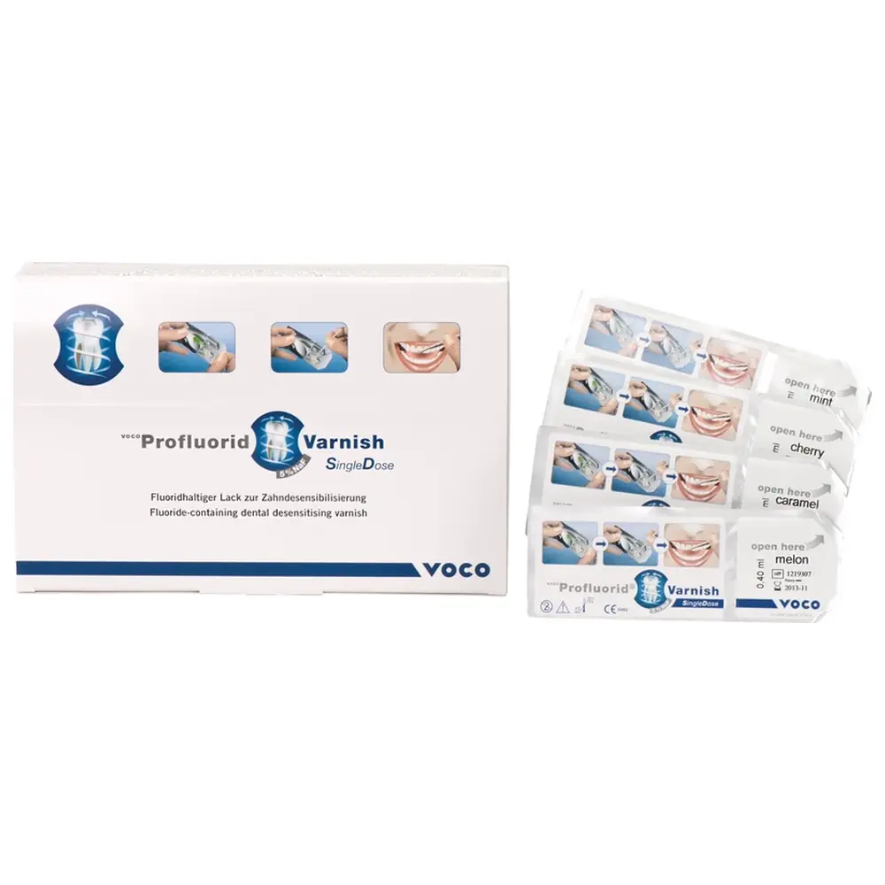 VOCO Profluorid® Varnish - Packung 48 x 0,4 ml sortiert, Zubehör