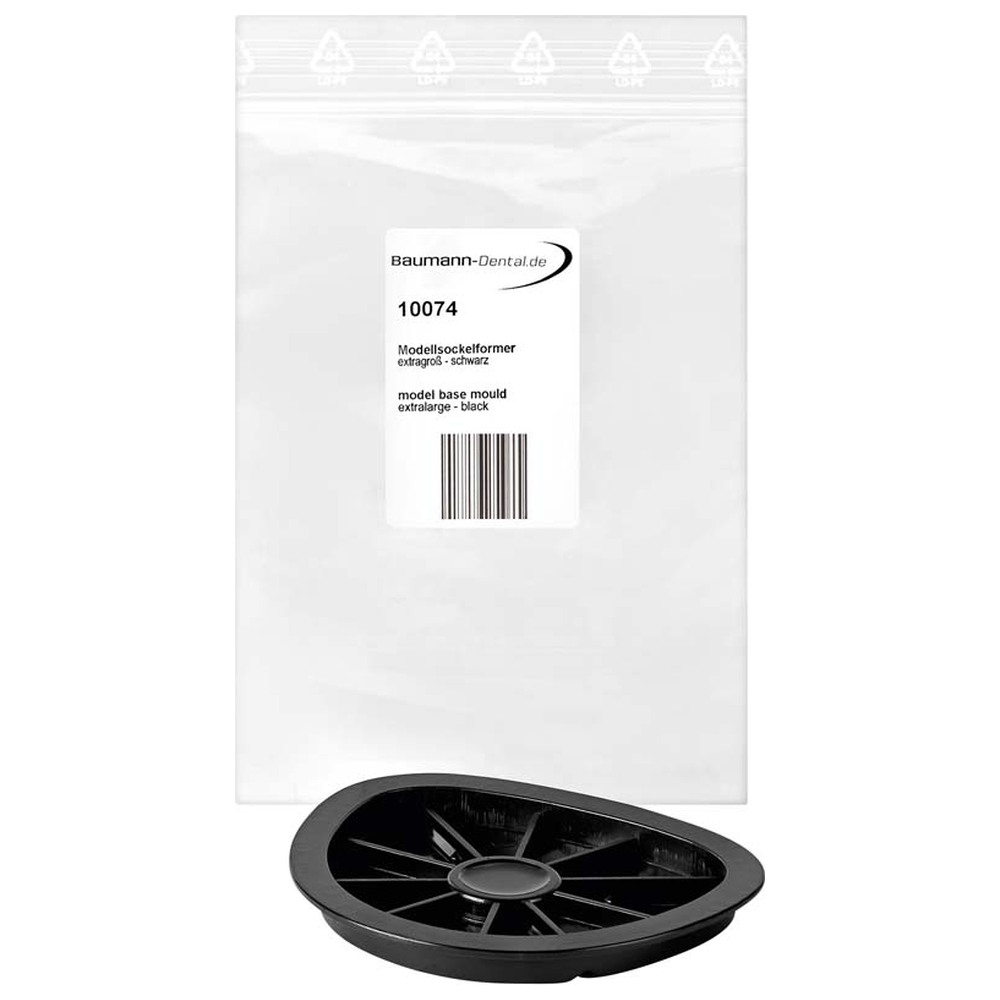 Baumann Dental Modellsockelformer - Stück Modellsockelformer Größe XL, schwarz