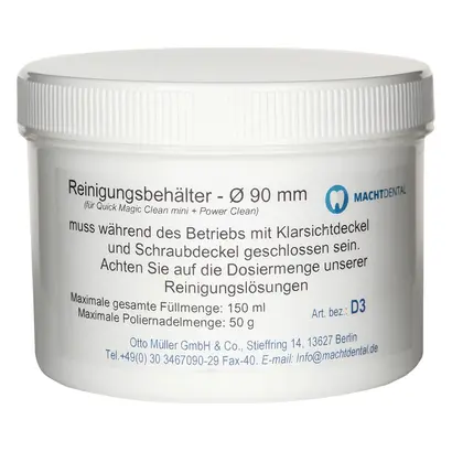 Otto Müller Herstellung pharmazeutisch - Reinigungsbehälter 90mm St