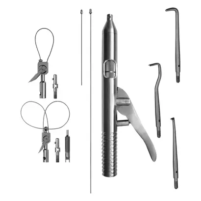 Kentzler-Kaschner KKD® Typ B - Profi Kit 1 Stück, 3 Ansätze (Typ 1, Typ 2, Typ 3), Single-, Double Loop-Tip, Ersatzseile
