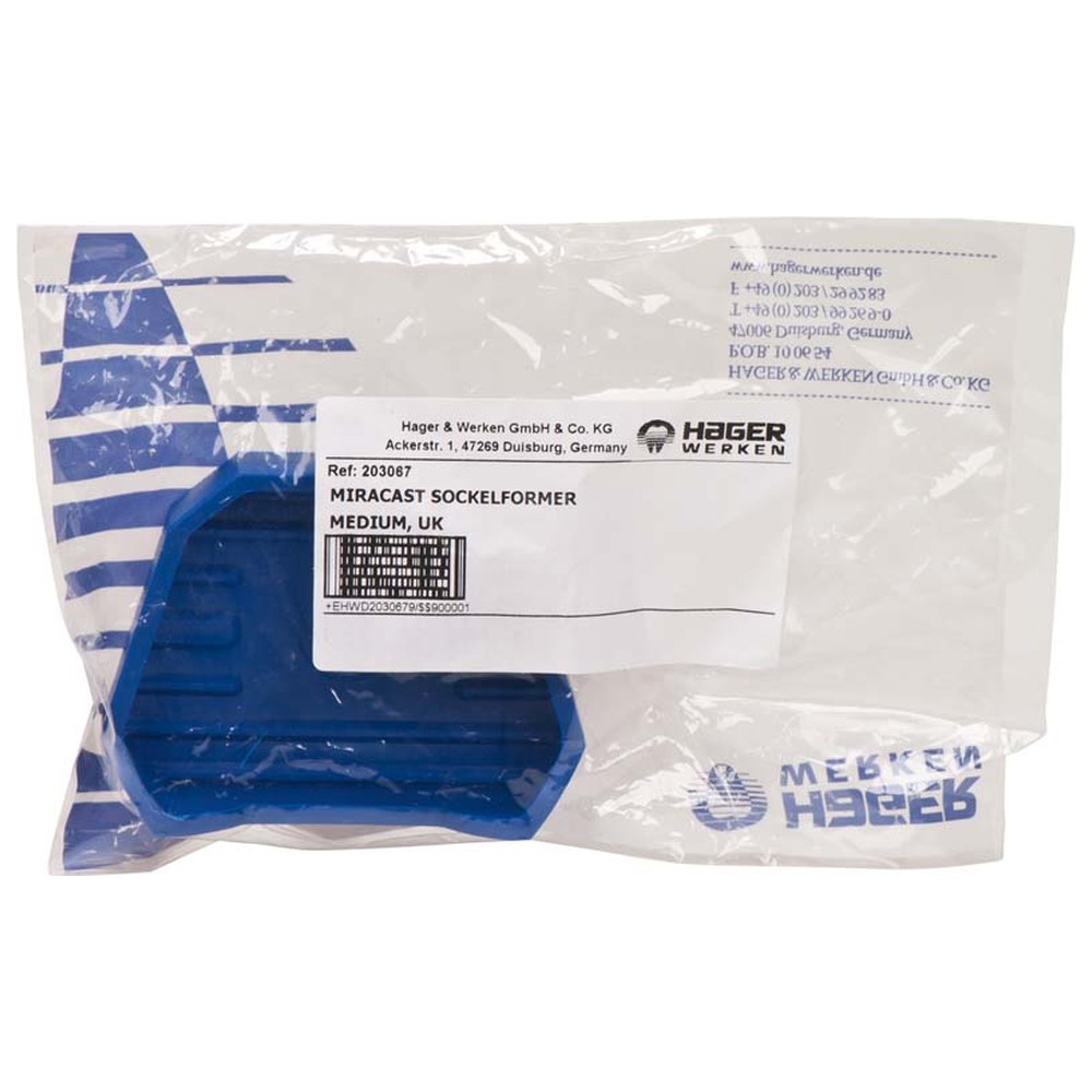 Hager & Werken Miracast - Stück Sockelformer medium UK