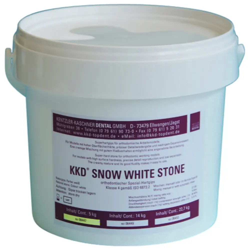 Kentzler-Kaschner KKD® Snow White - Eimer 5 kg weiß