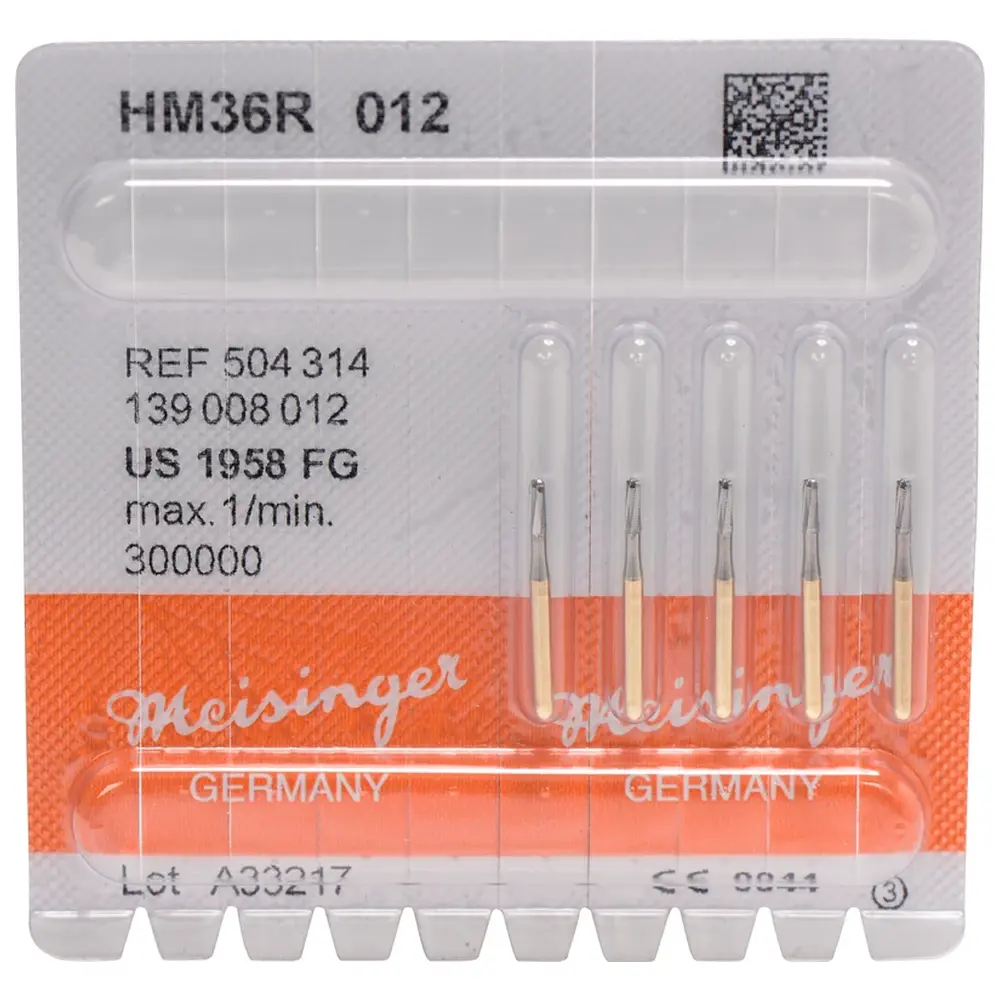 Hager & Meisinger Kronentrenner HM 36R - Packung 5 Stück Querhiebverz., FG, Figur 139, 4 mm, ISO 012