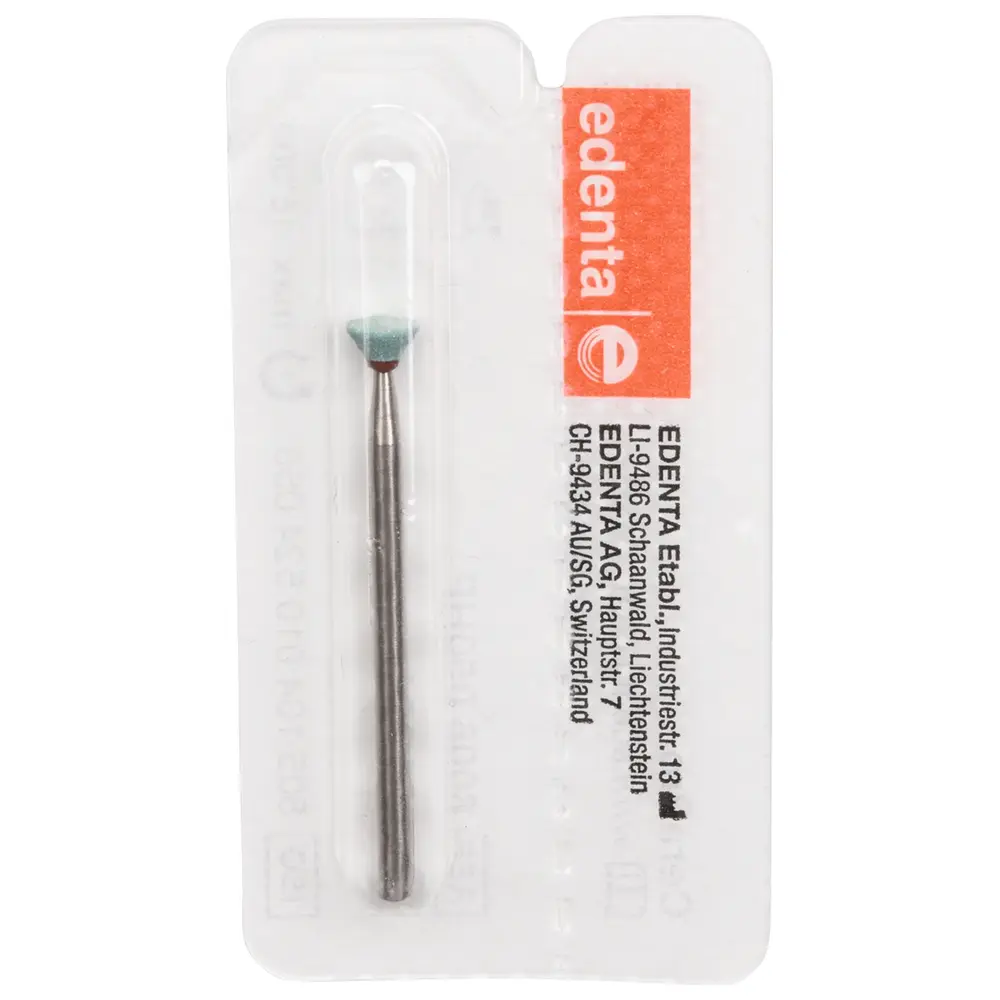 Edenta CeraPro - Stück blau mittelgrob HP, Figur 010, 2 mm, ISO 035