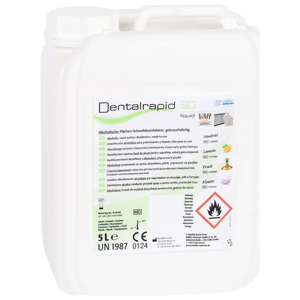 Müller-Omicron Dentalrapid® SD liquid - Kanister 5 Liter Lemon