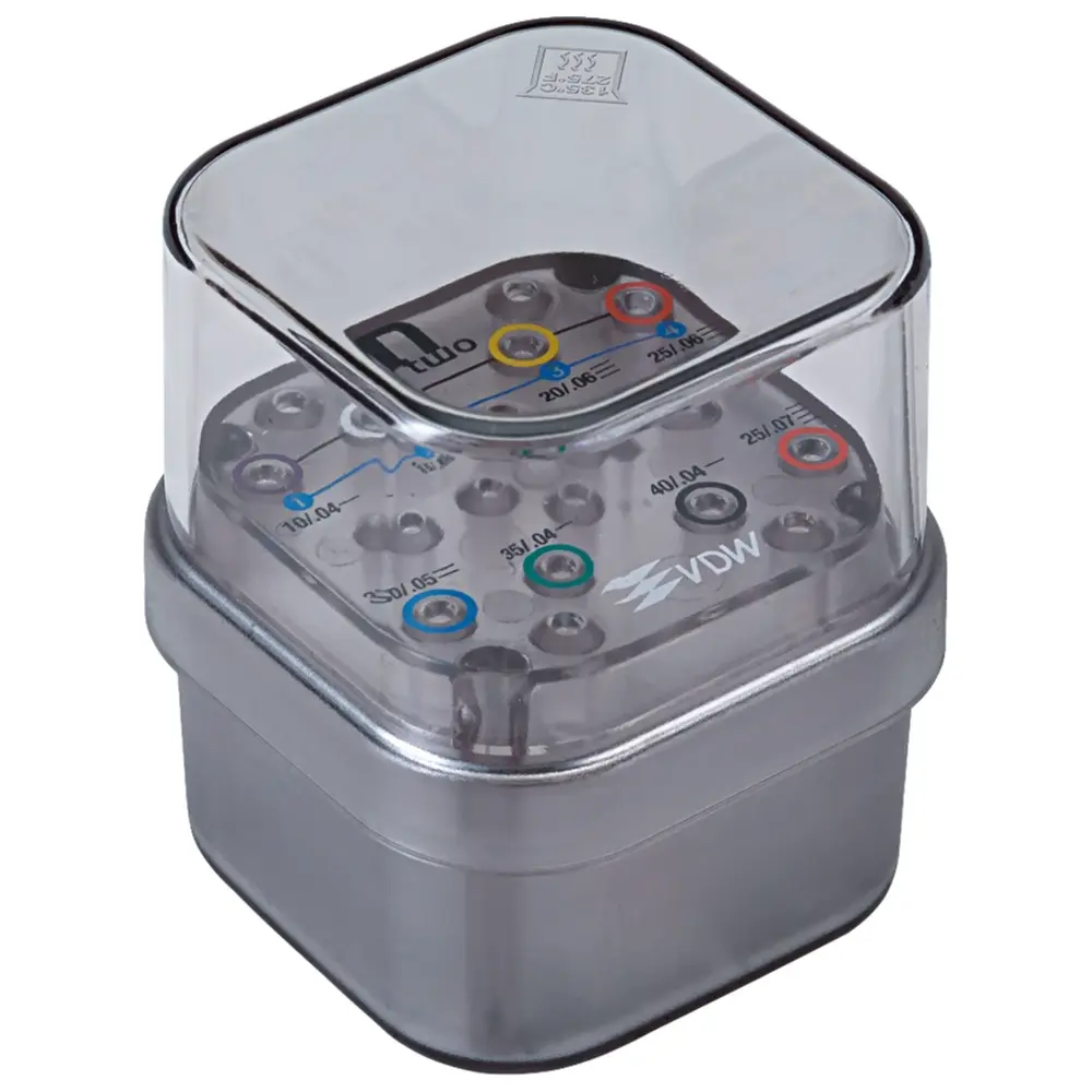 VDW Mtwo® Systembox leer - Stück mit Deckel transparent