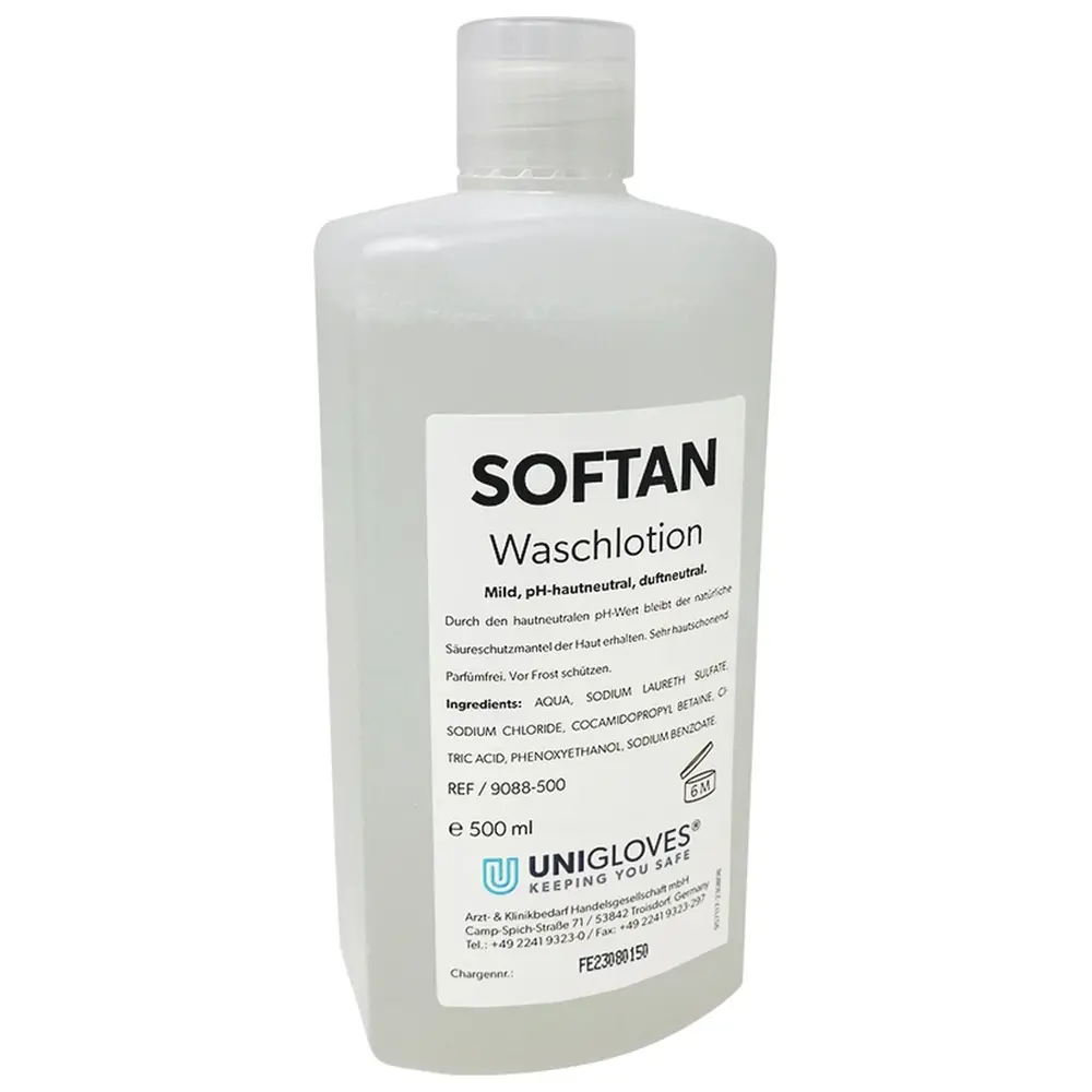 Unigloves SOFTAN Waschlotion - Flasche 500 ml Waschlotion duftneutral