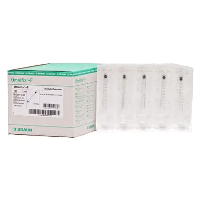 B. Braun Deutschland GmbH & Co. KG Omnifix-F o.Kanüle, 3-teilig Pa 100x1ml