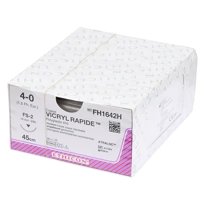 Ethicon Inc. VICRYL RAPID ungef.45cm 4-0 FS2 gefl. Pa 36 Ethicon Inc. VICRYL RAPID ungef.45cm 4-0 FS2 gefl. Pa 36