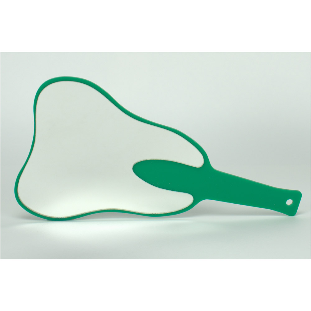 Handspiegel "Zahn" grün 27cm St