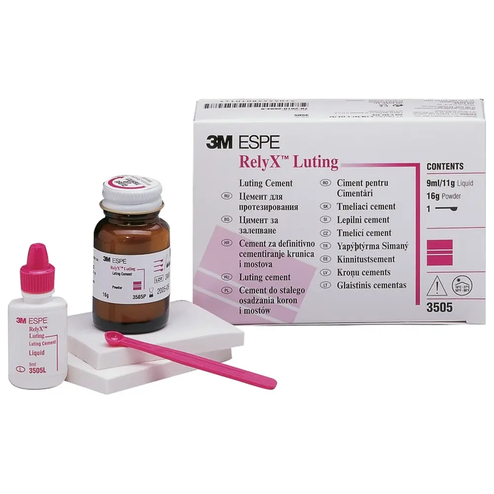 Solventum Dental Solutions RelyX™ Luting - Intro Kit 16 g Pulver, 9 ml Liquid, Zubehör