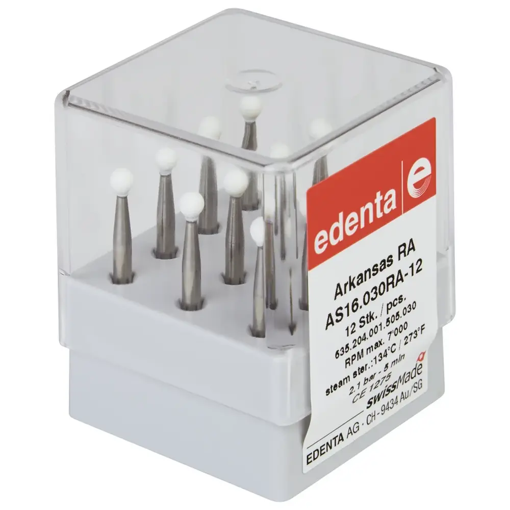 Edenta ARKANSAS - Packung 12 Stück RA, Figur 001, ISO 030