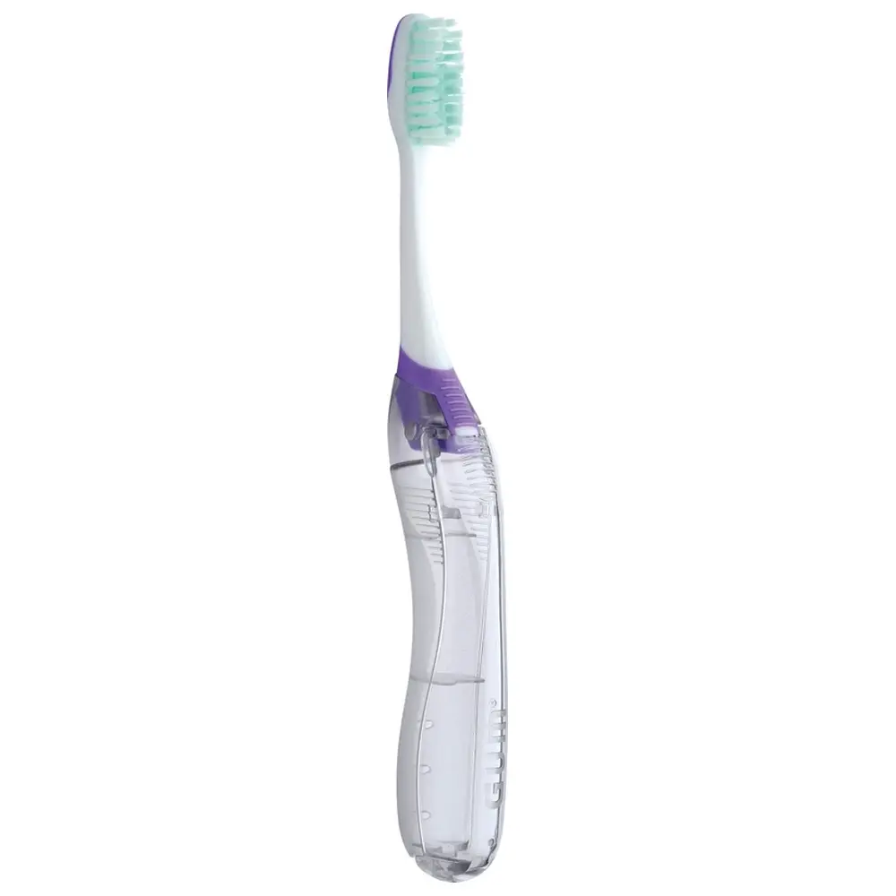 SUNSTAR Deutschland GUM® ORTHO Reisezahnbürste - Stück Reisezahnbürste weich, V-Schnitt