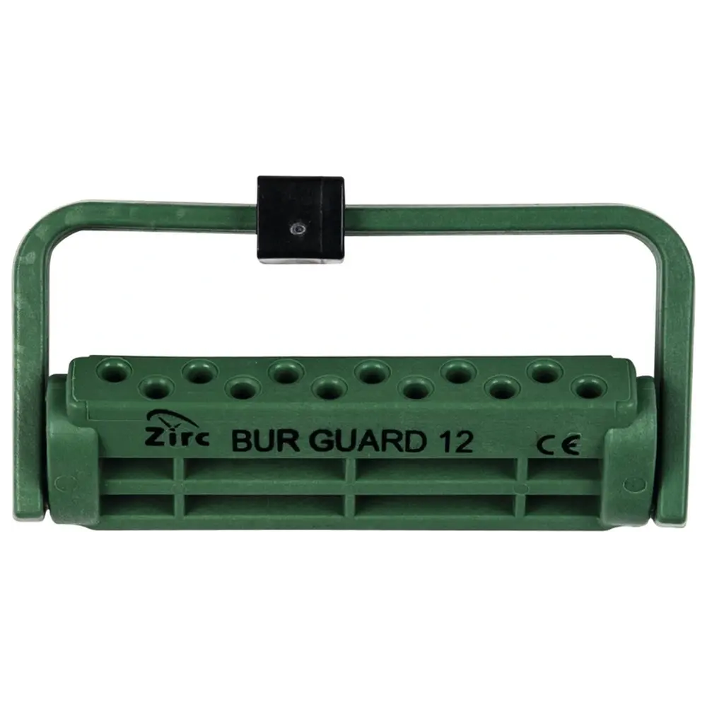Medicom Steri-Bur Guards - Stück für 12 Instrumente, grün, 7,3 x 3,9 x 1 cm
