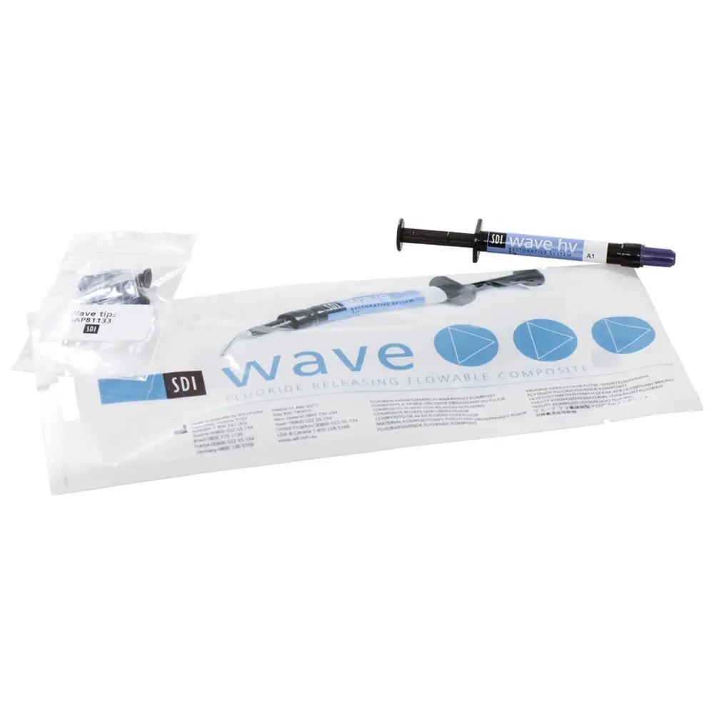 SDI Wave HV - Packung 1 g Spritze A1, 5 Einwegtips