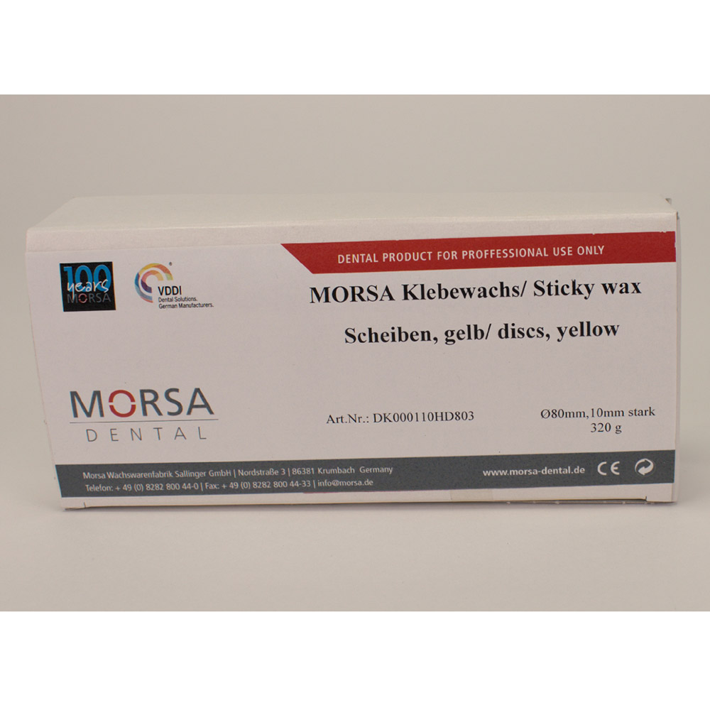 GX76761_Klebewachs_gelb_Scheiben_Morsa_320gr Klebewachs gelb Scheiben Morsa 320gr