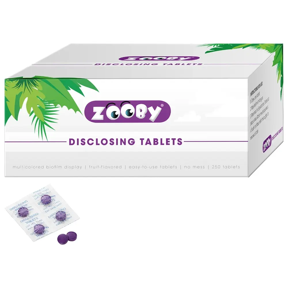 Young Dental Zooby® Plaque Anfärbetabletten - Packung 250 Stück
