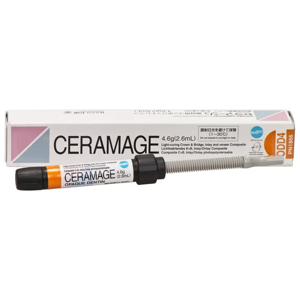 SHOFU CERAMAGE - Spritze 4,6 g Komposit opaque dentin D4