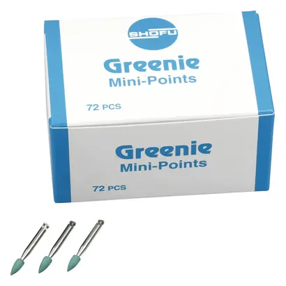 Shofu Inc. Greenie Mini-Point CA Pa 72