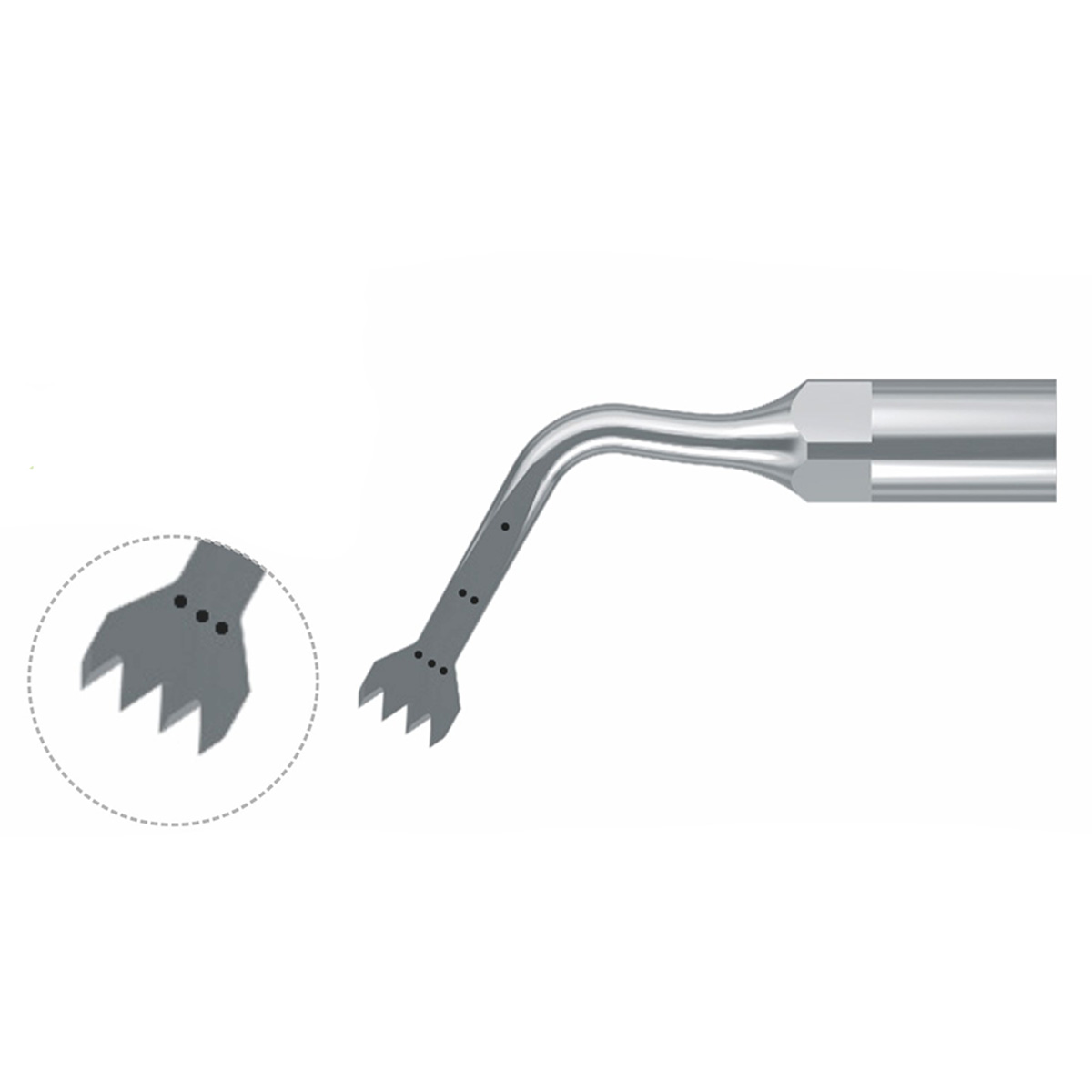 Xpedent Ultraschallspitze BS1 Chirurgie (passend für den Einsatz mit ACTEON/Satelec® Geräten)