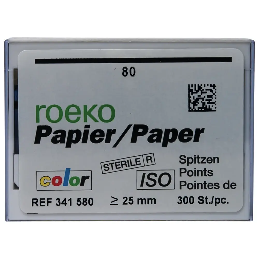 COLTENE roeko Papier Spitzen Color - Packung 300 Stück ISO 080
