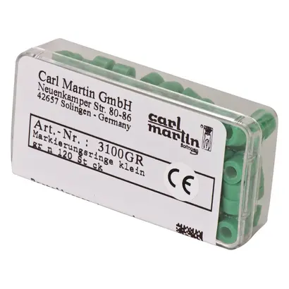 Carl Martin GmbH Markierungsringe klein grün Pa 120