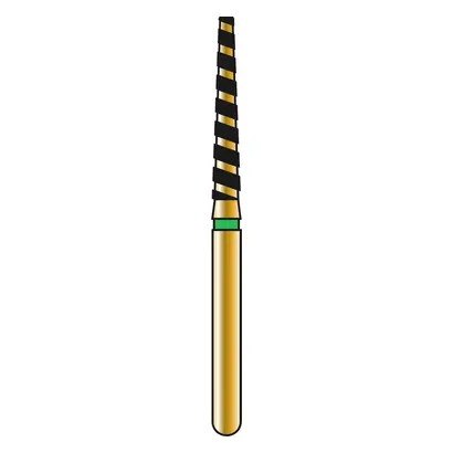COLTENE DIATECH Diamanten G848T - Packung 5 Stück grün grob (C), FG, Figur 173 Konus, 10 mm, ISO 016