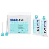 Müller-Omicron kristall® PERFECT A50 - Großpackung 6 x 50 ml Kartusche, 36 Mixing Tips grün