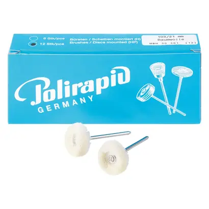 Polirapid Dr. Montemerlo GmbH & Co. KG Miniaturbürste m.HP 103/21mm Baumwollgarn Pa 12