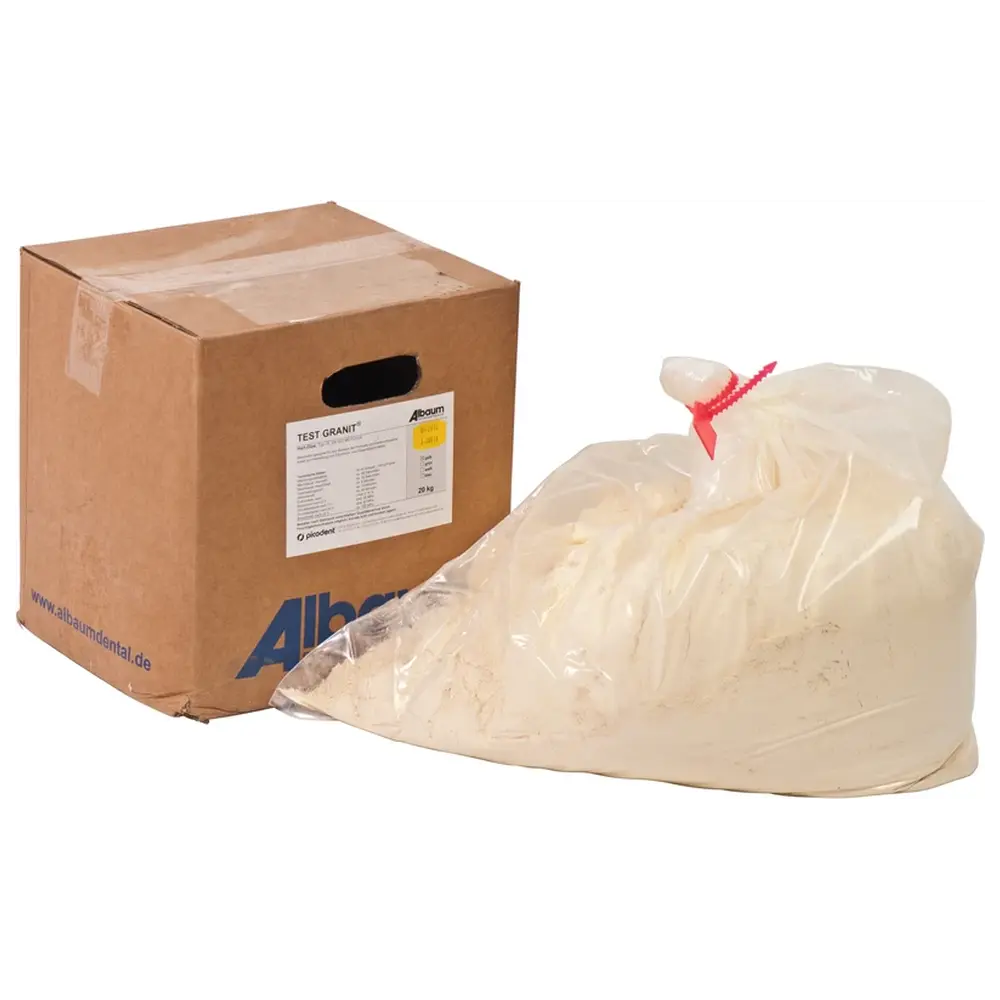 picodent Test-Granit - Karton 20 kg Granit gelb
