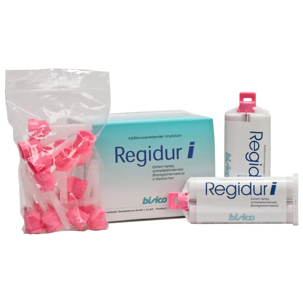 bisico Regidur i - Packung 3 x 50 ml Doppelkartusche heavy, 18 Mischkanülen pink