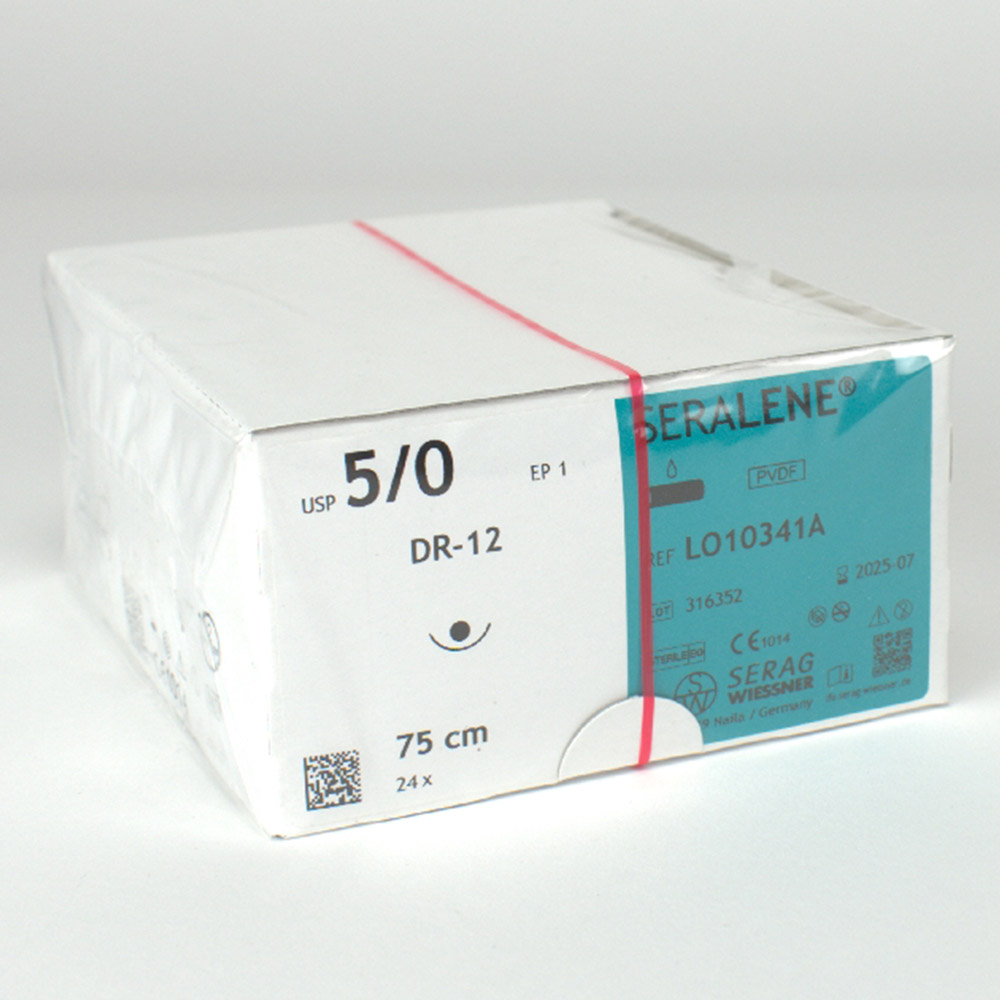 Serag-Wiessner Seralene blau USP 5/0 DR-12 2Dtz
