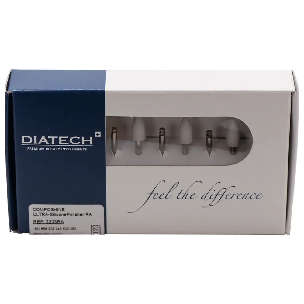 COLTENE DIATECH COMPOSHINE ULTRA - Packung 10 Stück weiß, RA, Figur 243 Flamme, 10 mm, ISO 050