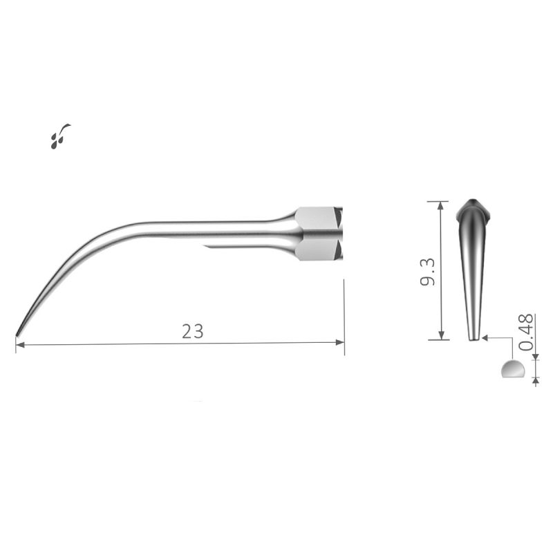 Ultraschallspitzen GS5 GD5 G5 GN5 GM5 Scaling