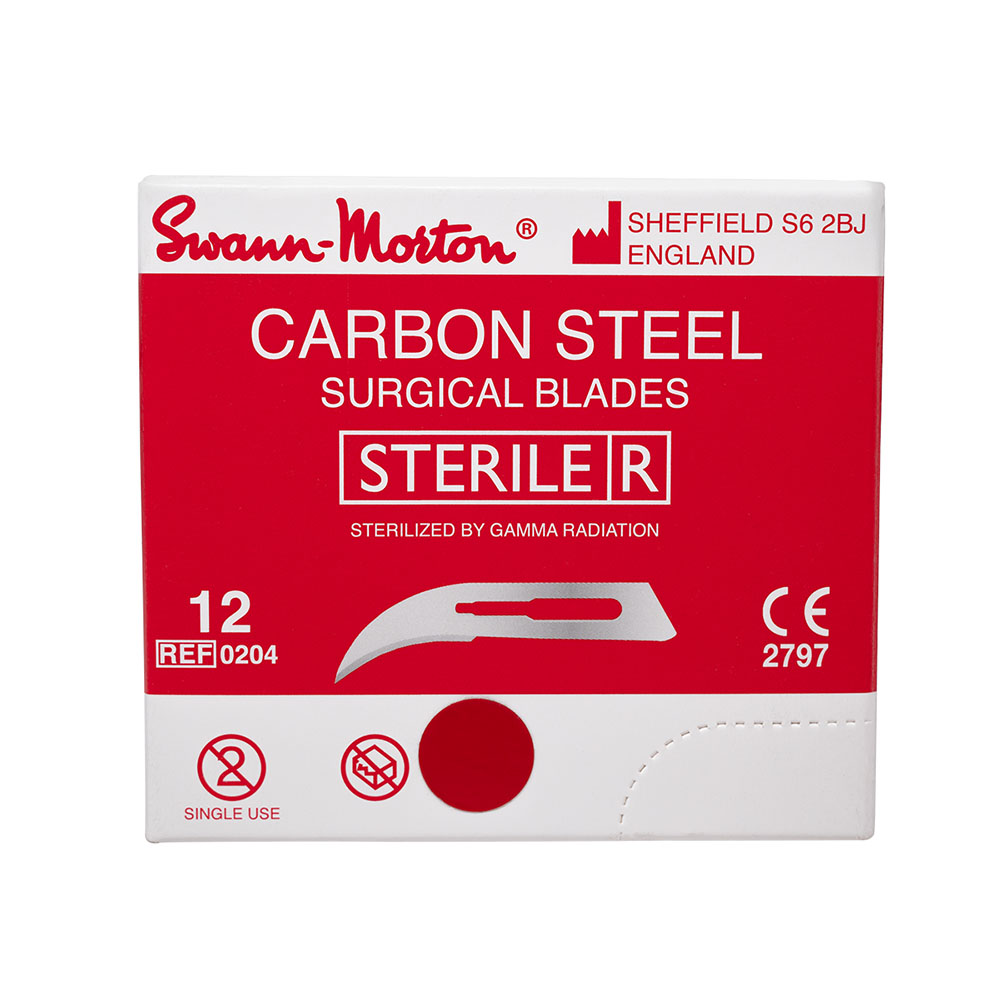 Skalpellklingen Swann Morton 12 steril