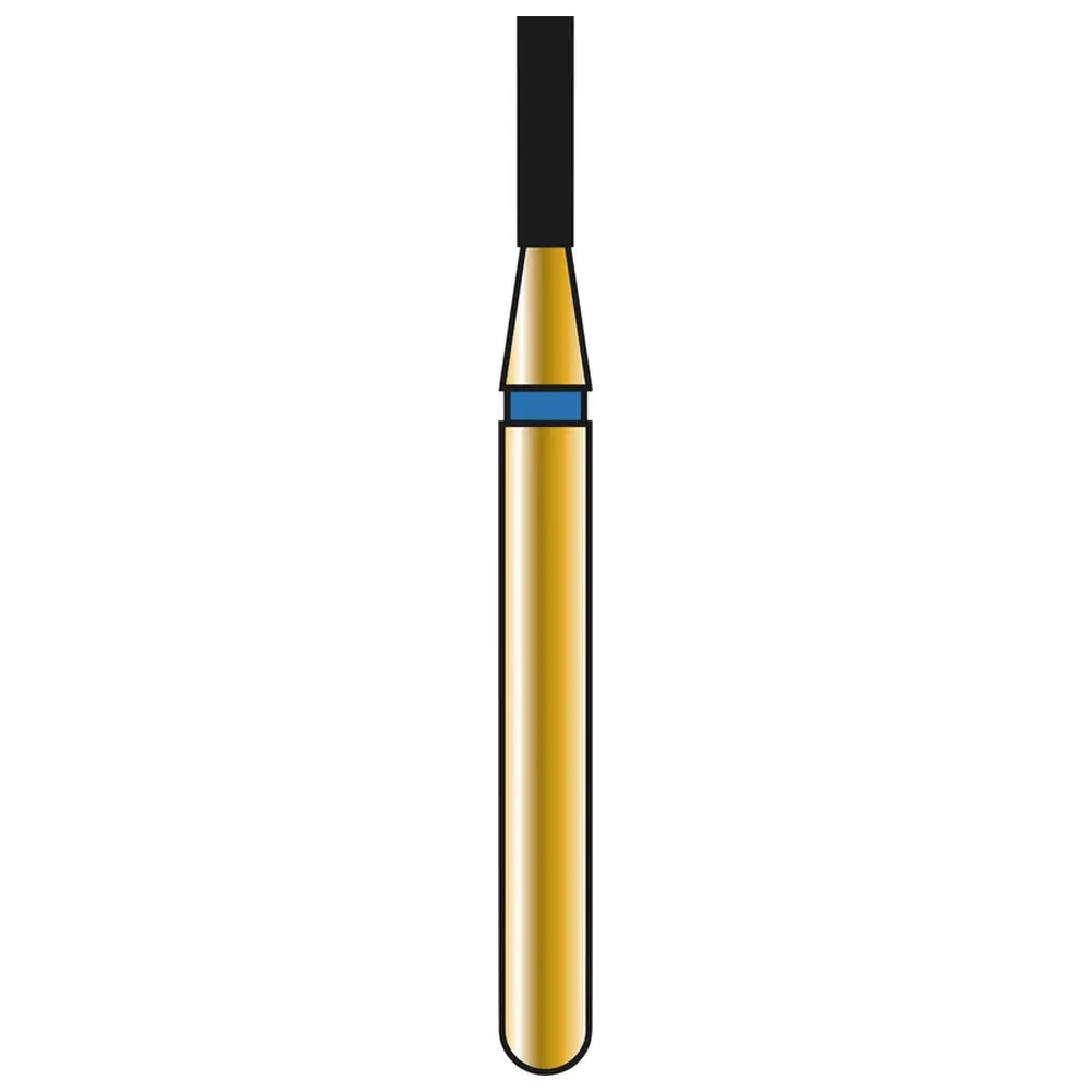 COLTENE DIATECH Diamanten G835 - Packung 50 Stück blau mittel (M), FG, Figur 109 Zylinder Kante flach, 4 mm, ISO 010