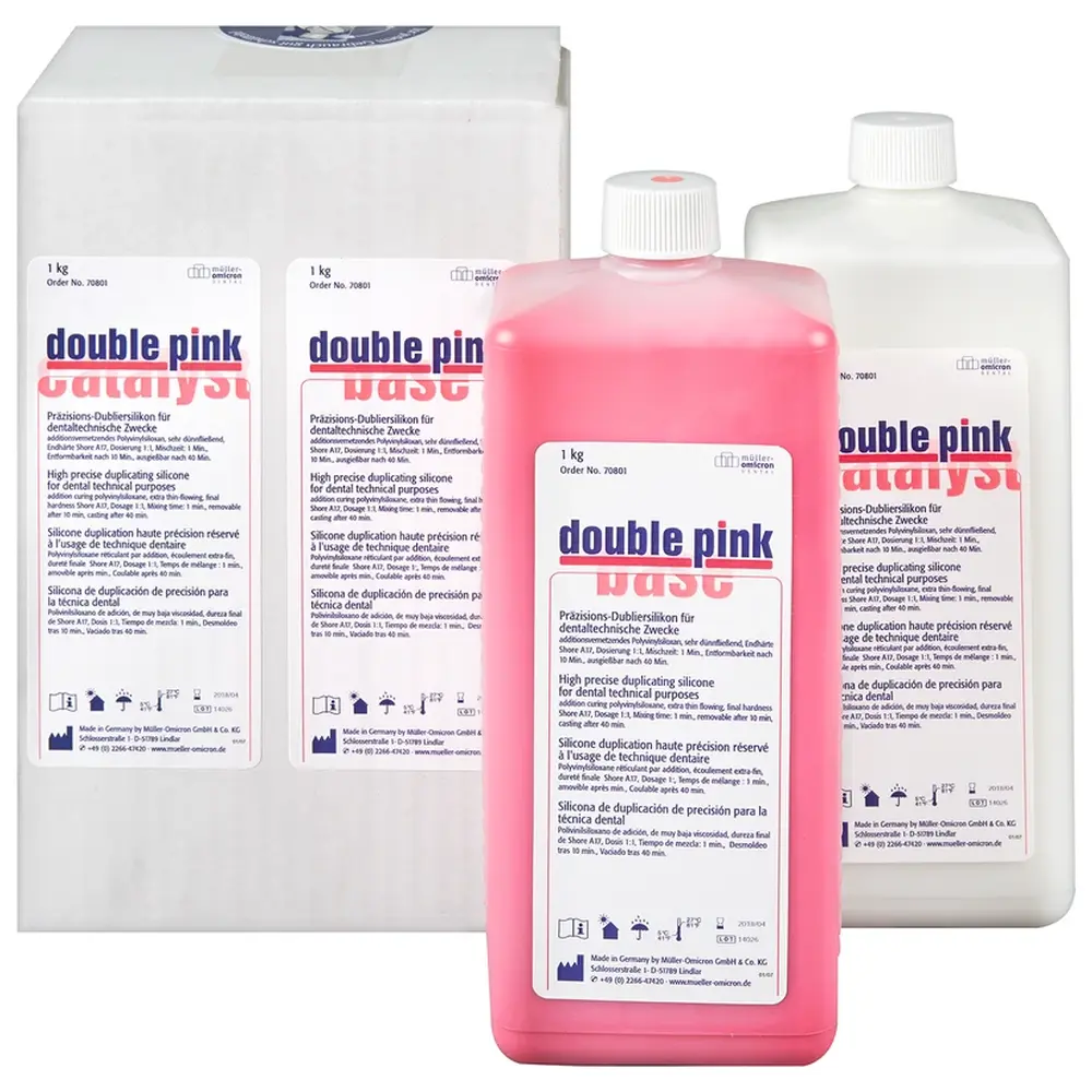 Müller-Omicron double pink - Packung 1 kg Base, 1 kg Katalysator