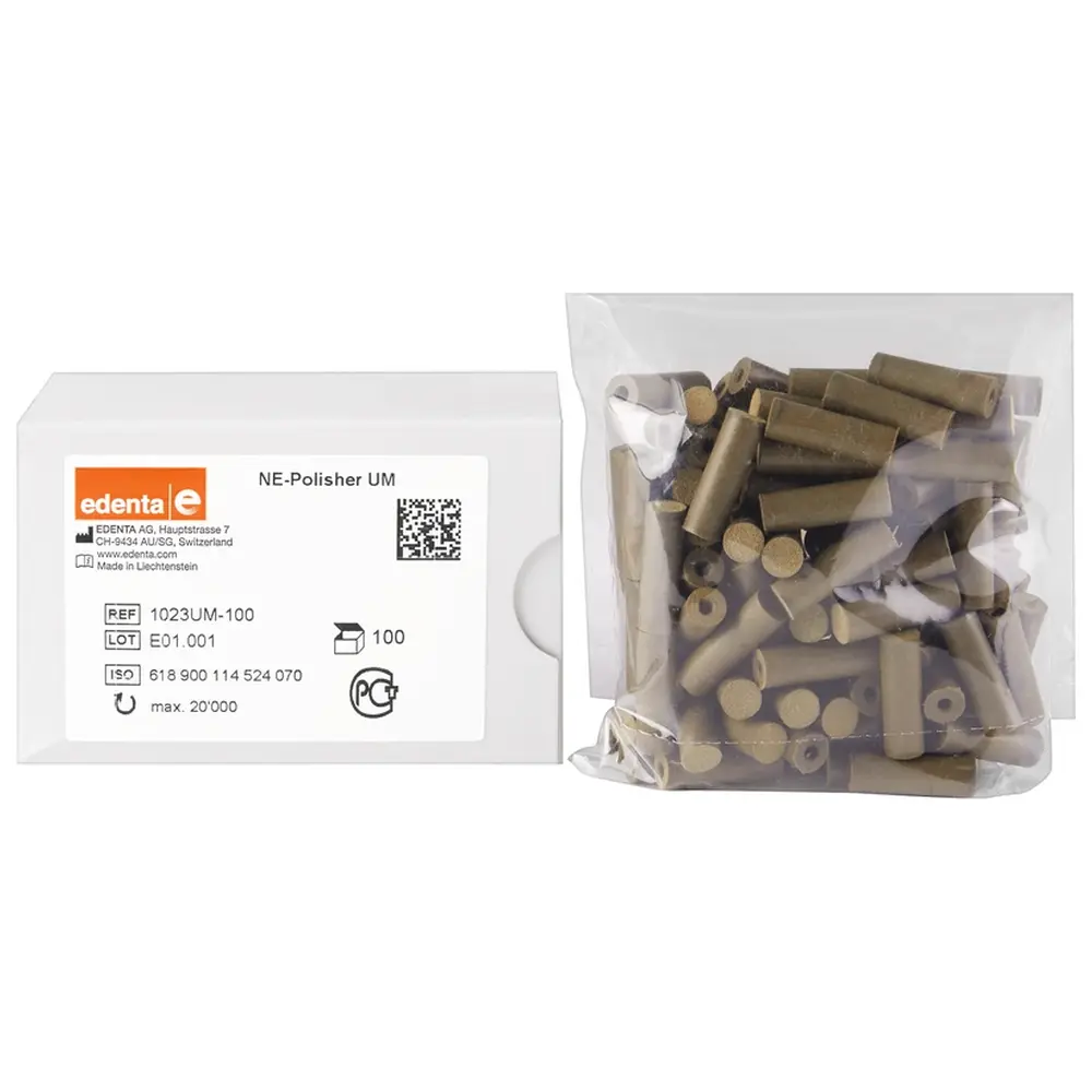 Edenta NE-Polierer - Packung 100 Stück unmontiert, Figur 114, 21 mm, ISO 070
